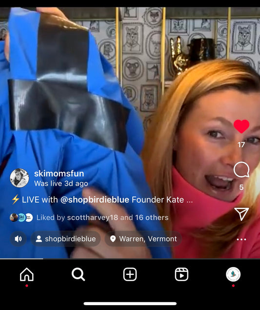 BirdieBlue Interviewed by Ski Moms Fun