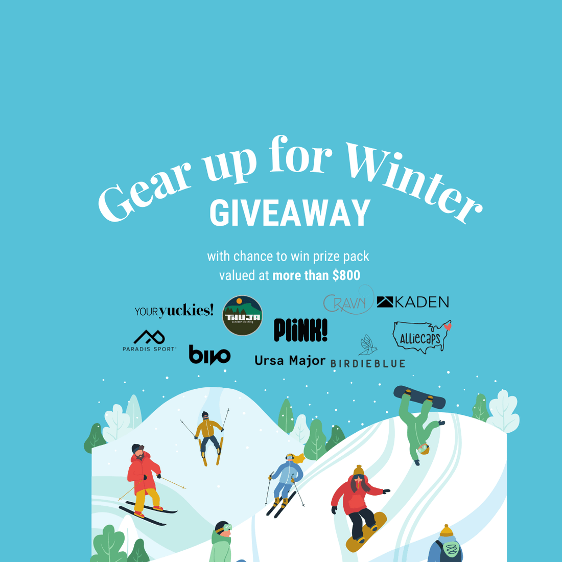 Gear Up for Winter Giveaway – BirdieBlue