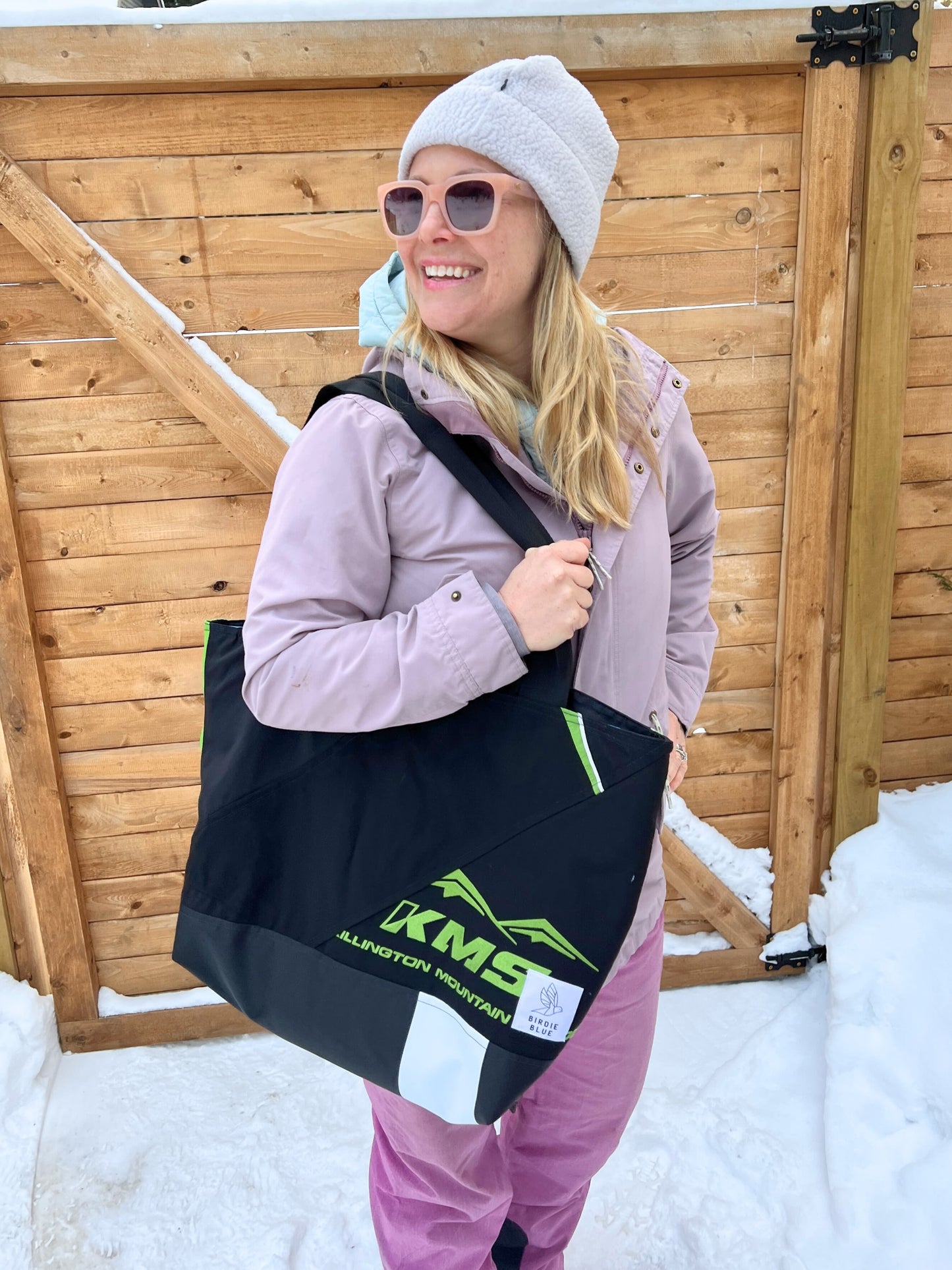 BirdieBlue X Killington Mountain School Limited Edition Upcycled Bags