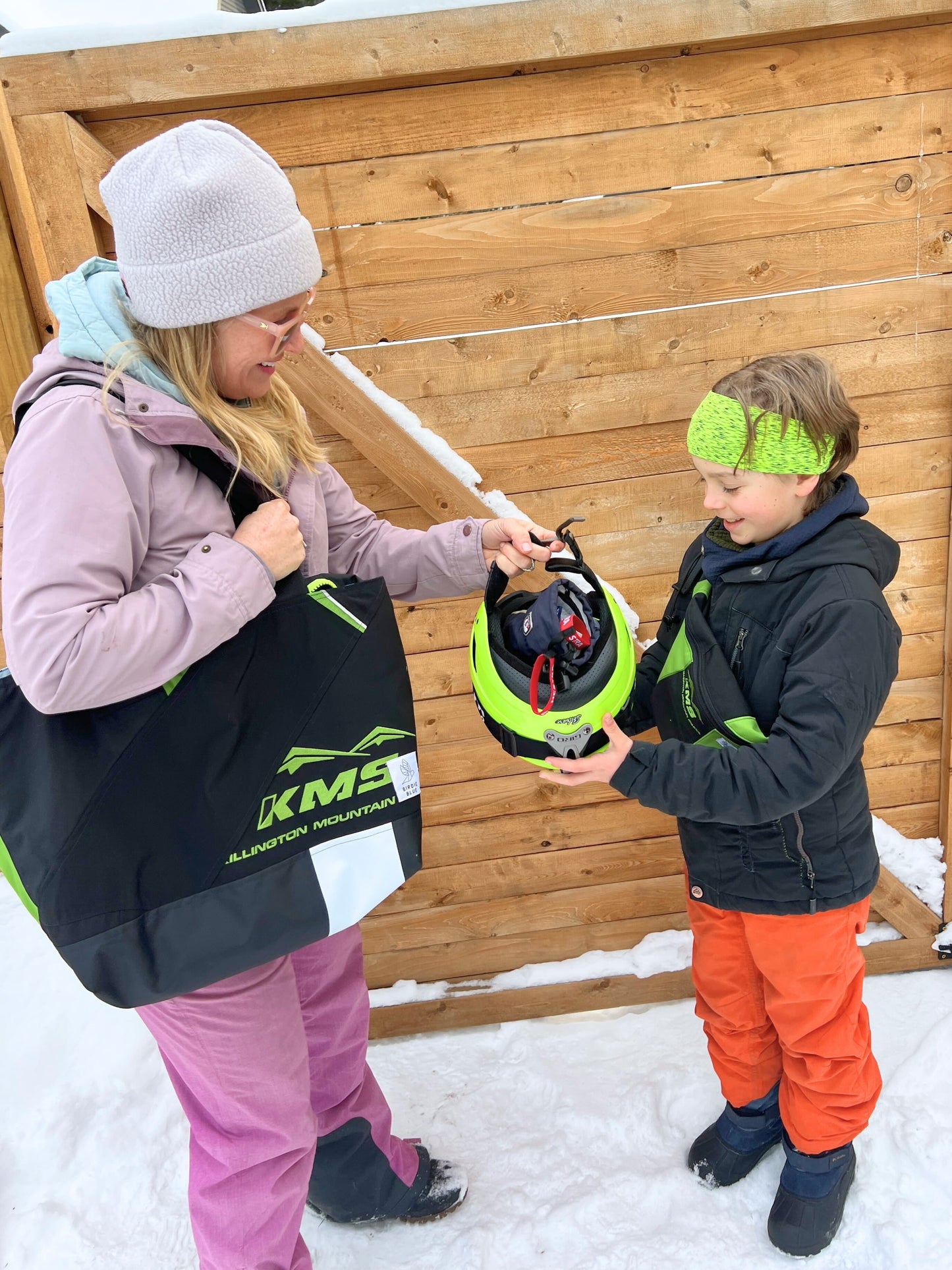 BirdieBlue X Killington Mountain School Limited Edition Upcycled Bags